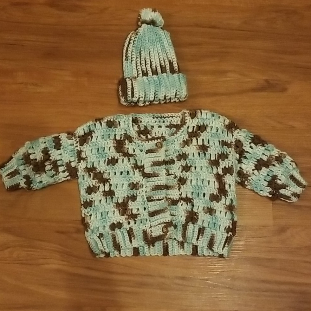 Sweater with matching hat